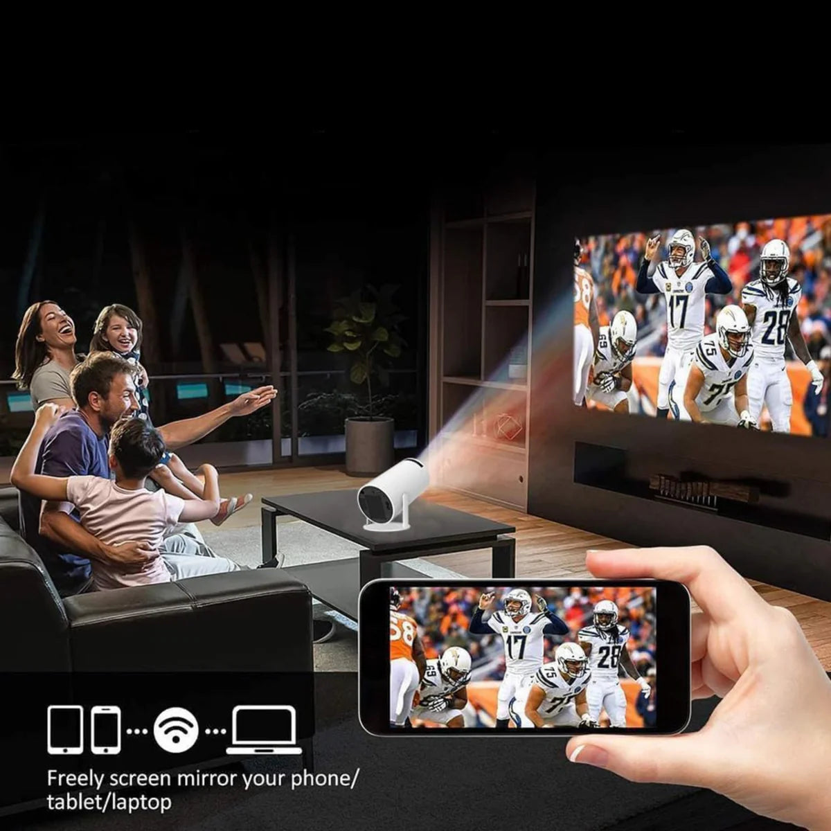 VISTA Pro™ 4K HD Smart Projektor – 24-ČASOVNA RASPRODAJA