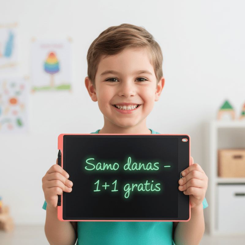 LCD Piši Briši Tabla za Decu - Na Klik