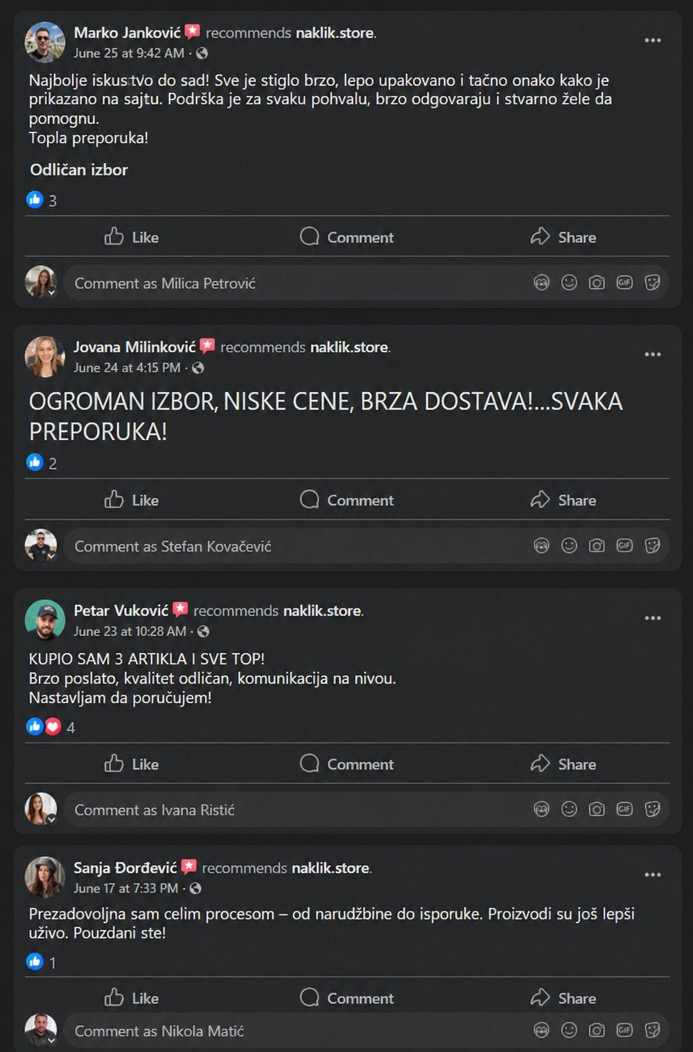 Recenzija kupca