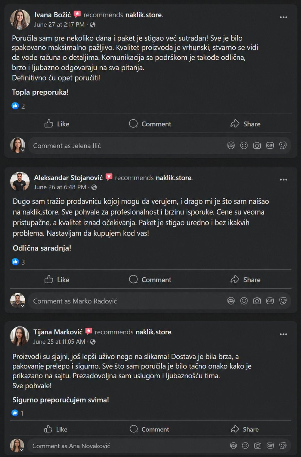 Recenzija kupca