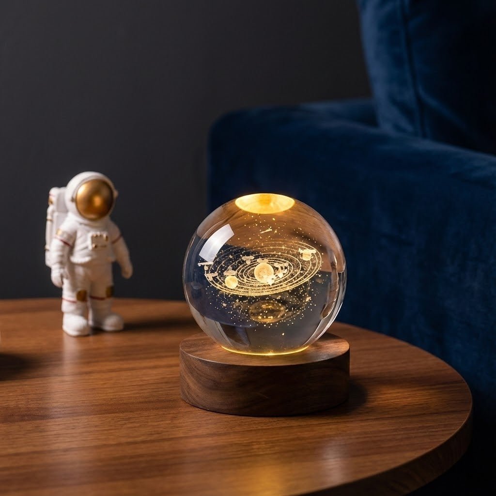 3D Galaxy Ball - Lampa u obliku kristalne kugle - Na Klik