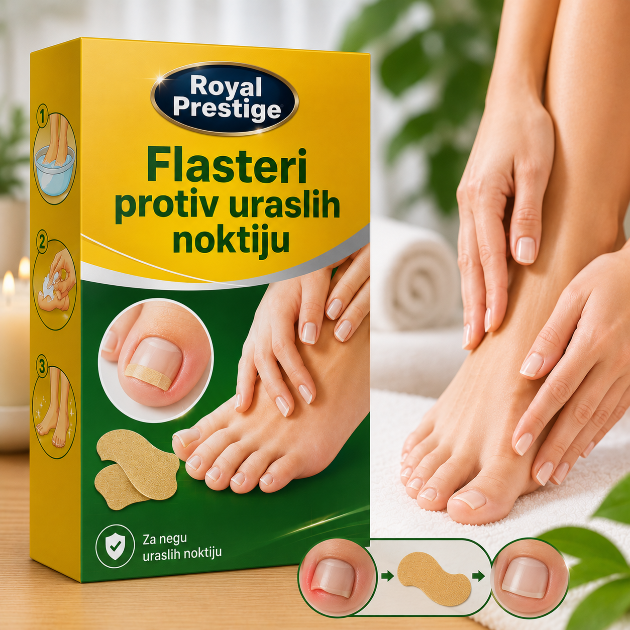 Flasteri protiv uraslih noktiju (50 komada)