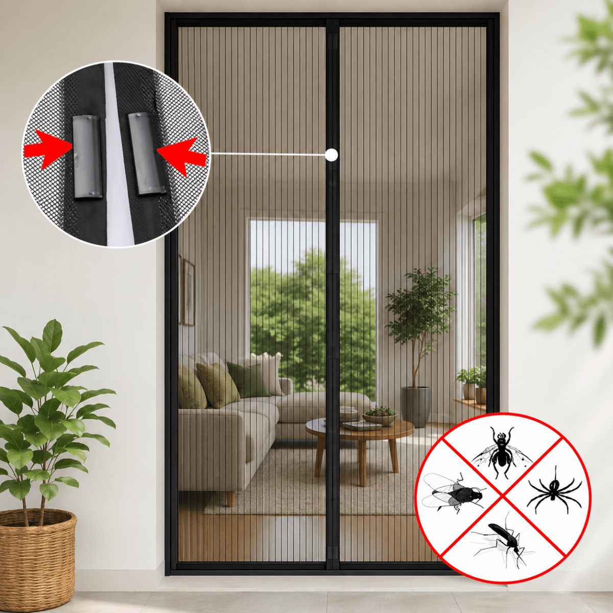 AntiMosquito- Magična magnetna mreža protiv komaraca - Na Klik