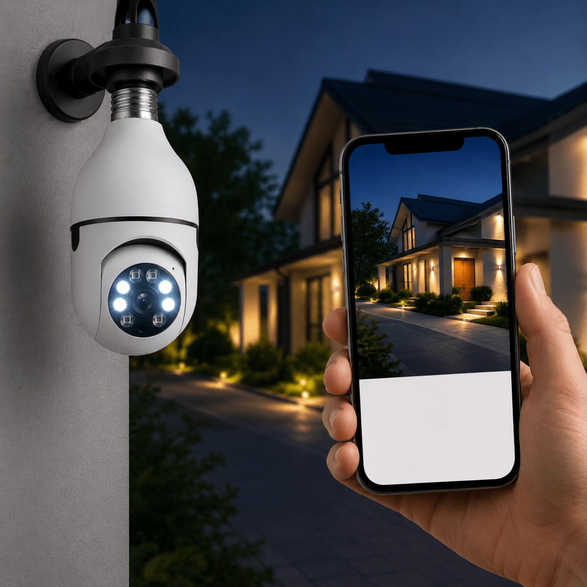 CamLight Pro - 5G IP WiFi Sijalica Kamera - Na Klik