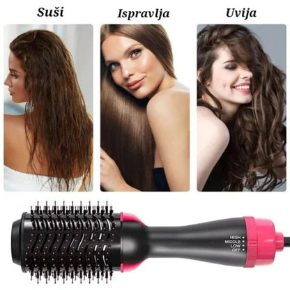 Četka za kosu sa toplotom 4 u 1 - Na Klik