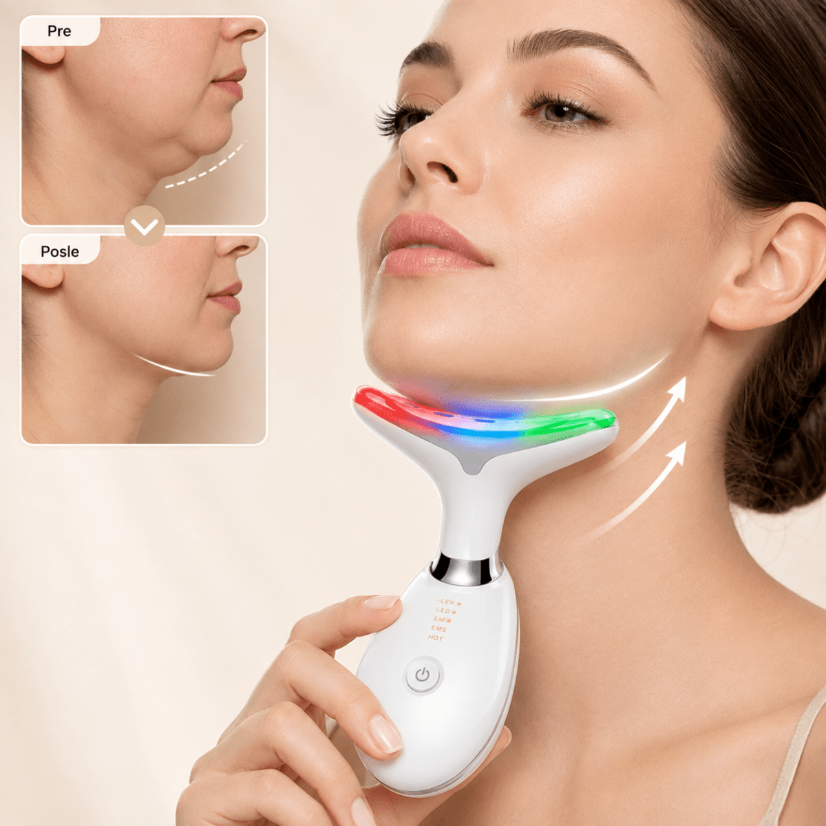 FaceLift Pro – Masažer za Oblikovanje Lica i Podbratka - Na Klik