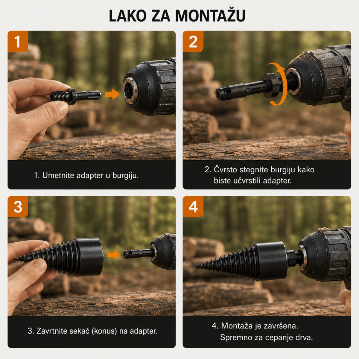 Firewood- Alat za cepanje drveta - Na Klik