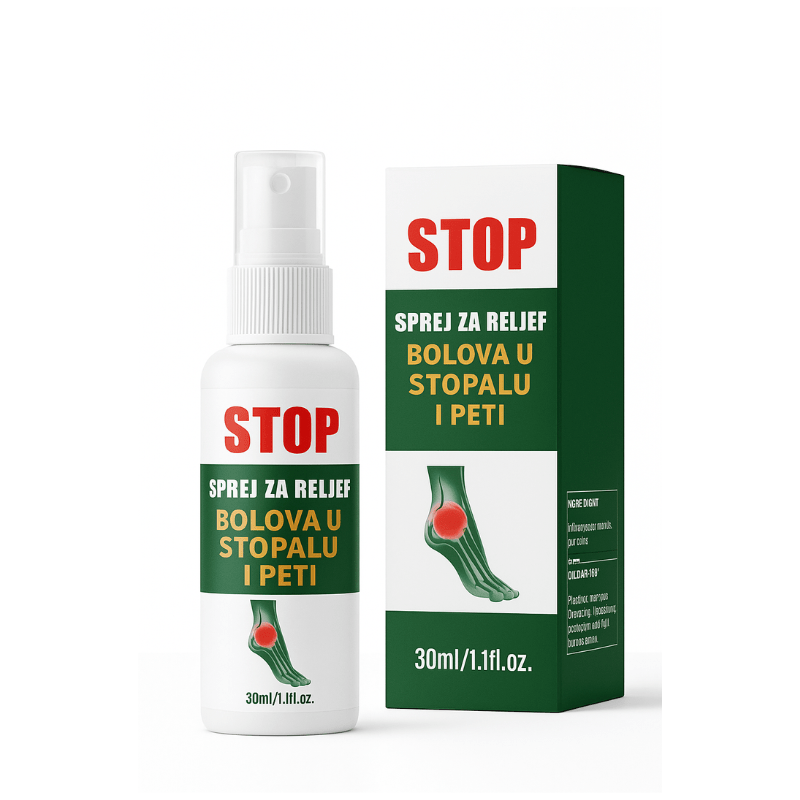 FootSpray - Sprej protiv bolova u stopalima - Na Klik