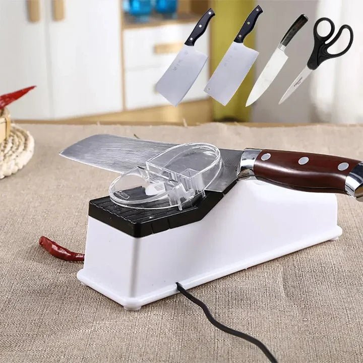 Globetrek° ElectricSharpener: Multifunkcionalni električni oštrač noževa - Na Klik