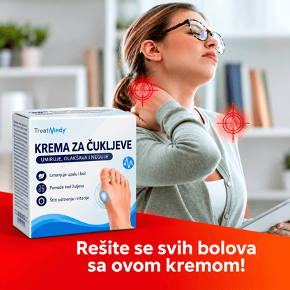 Krema za neutralisanje bolova i upaljenosti čukljeva - Na Klik