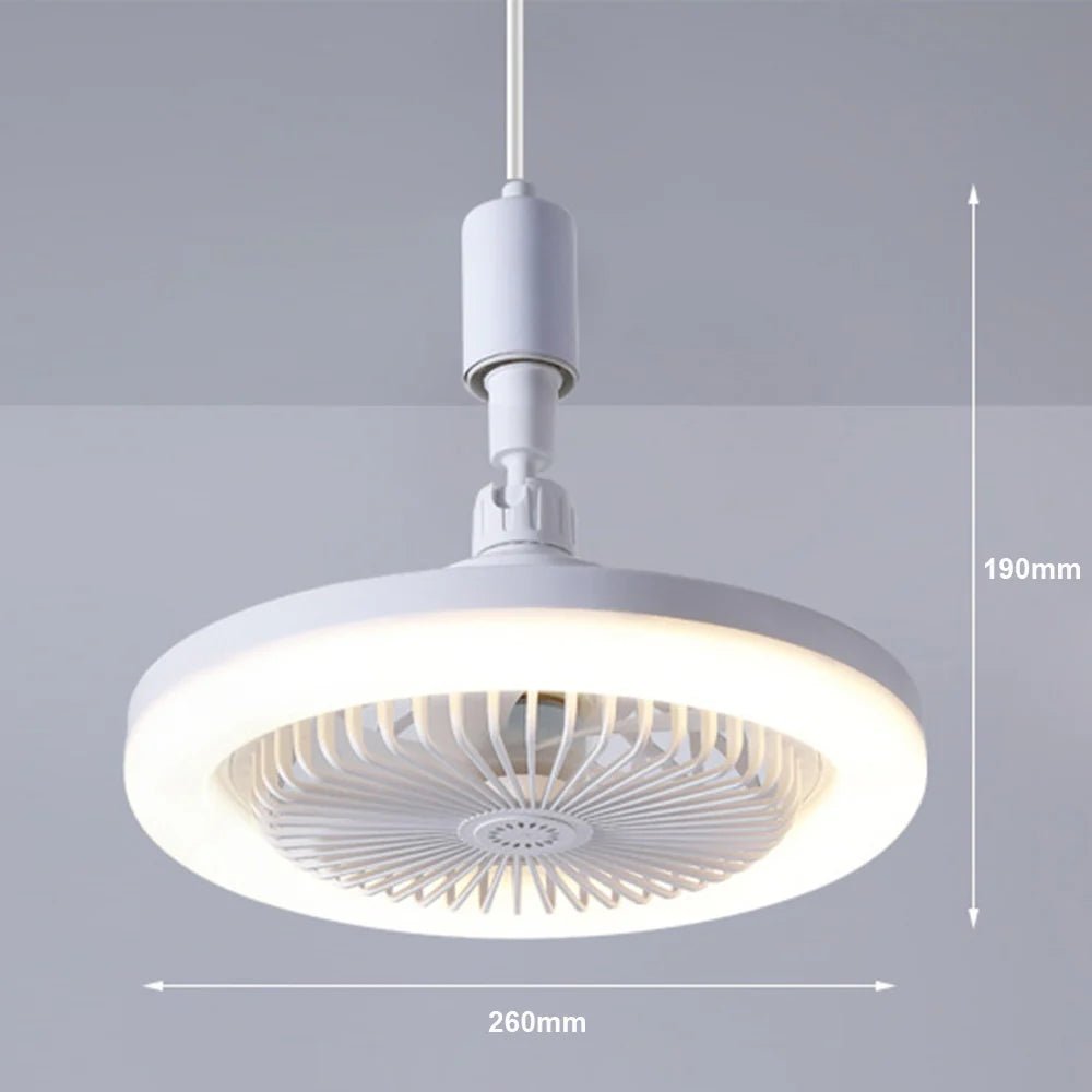 LED Luster sa Ventilatorom - Na Klik