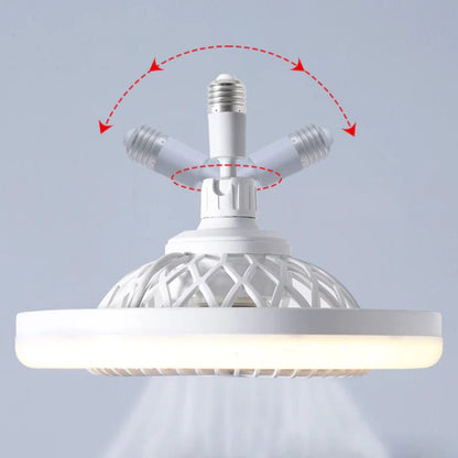 LED Luster sa Ventilatorom - Na Klik