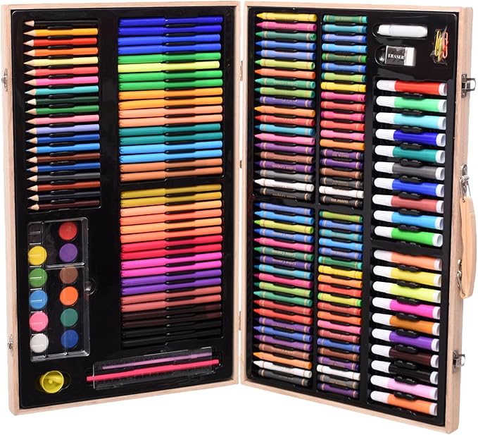 Mega Art – Drveni set za crtanje od 180 delova