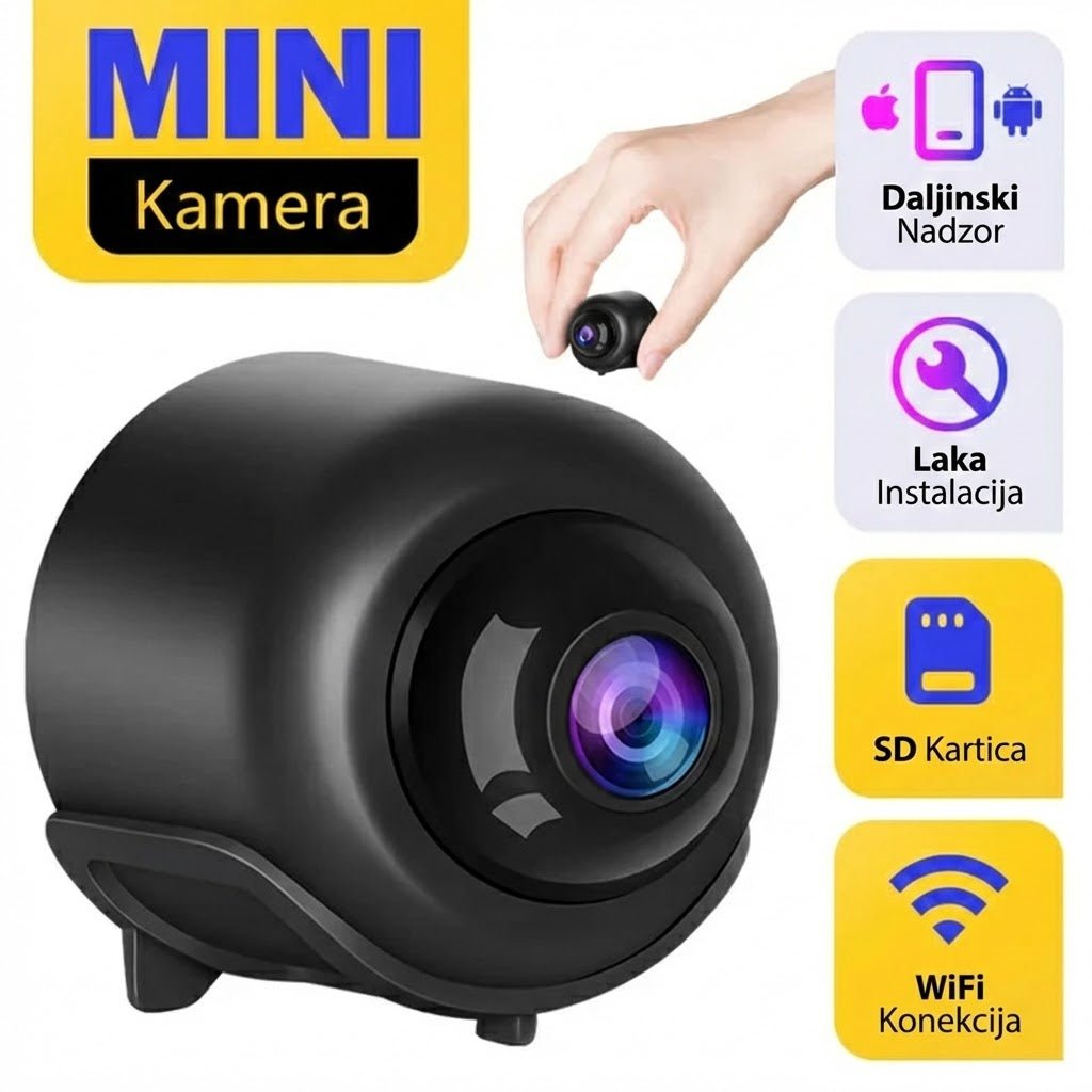 MiniCamera - Ultra - Mini WLAN Kamera - Na Klik