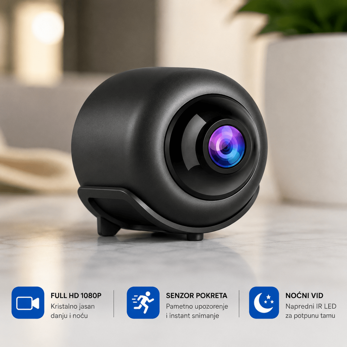 MiniCamera - Ultra-Mini WLAN Kamera - Na Klik