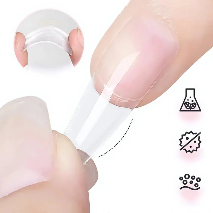 NailClear 1+1 GRATIS – 3 u 1 transparentni profesionalni gel za nadogradnju noktiju - Na Klik
