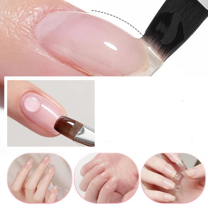 NailClear 1+1 GRATIS – 3 u 1 transparentni profesionalni gel za nadogradnju noktiju - Na Klik