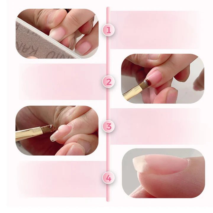 NailClear 1+1 GRATIS – 3 u 1 transparentni profesionalni gel za nadogradnju noktiju - Na Klik
