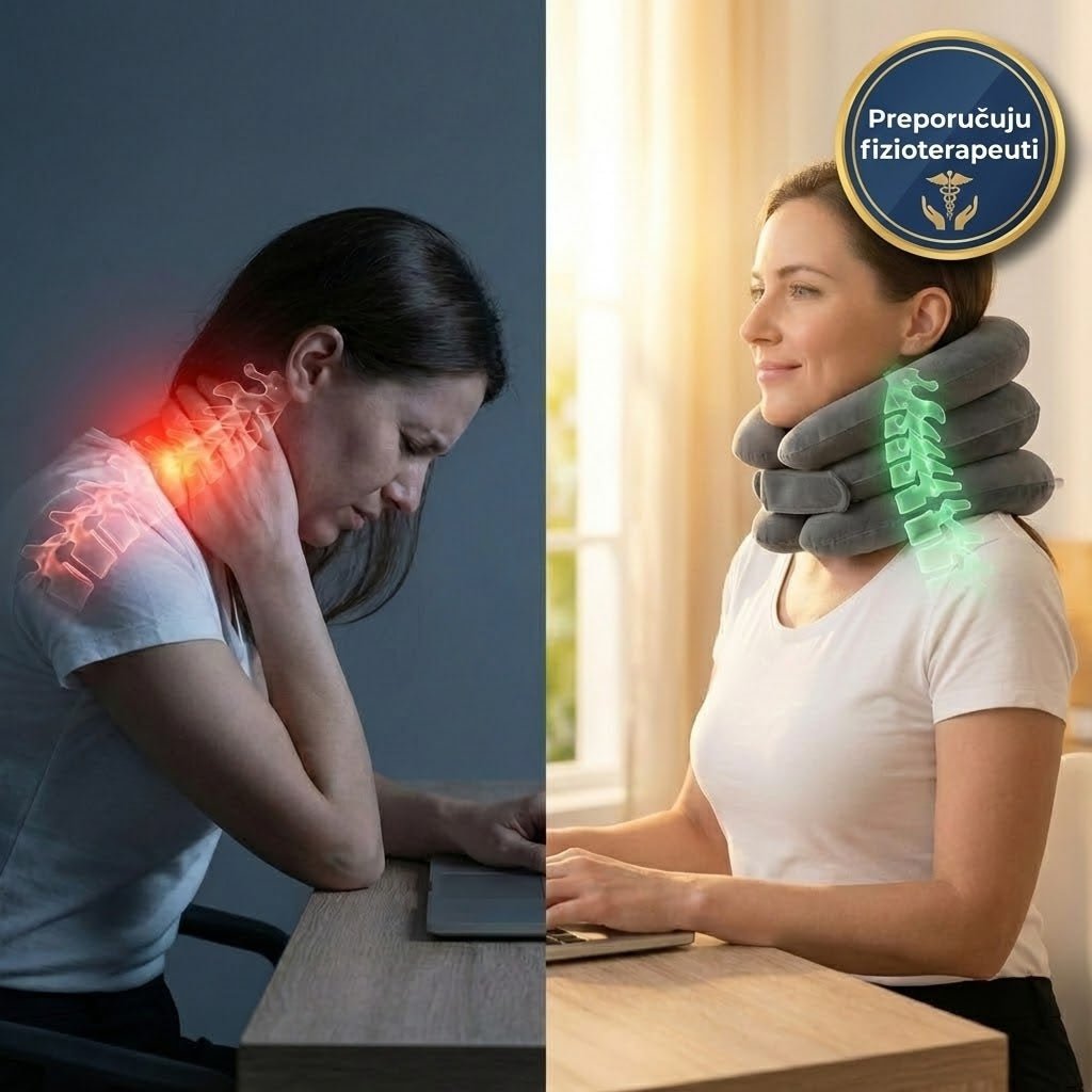 NeckZen™ Pro - Trakcioni Jastuk za Oslobađanje Bola - Na Klik