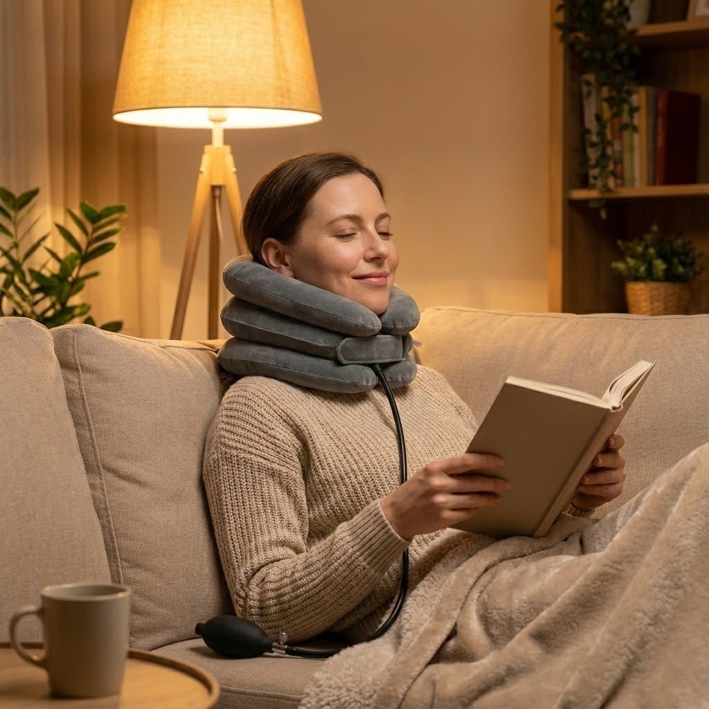 NeckZen™ Pro - Trakcioni Jastuk za Oslobađanje Bola - Na Klik