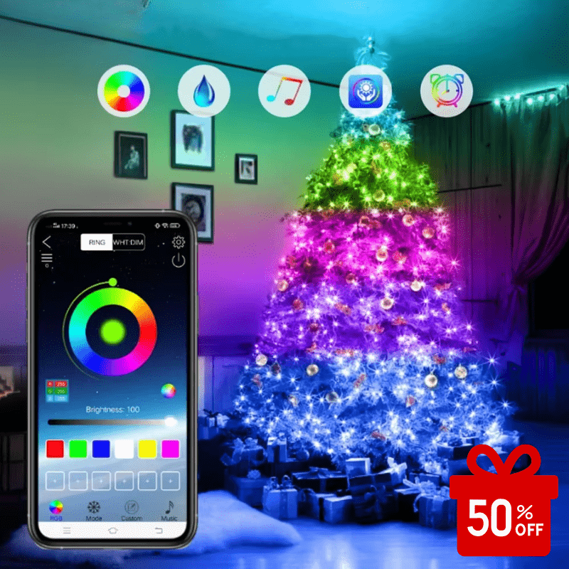 Pametne LED Bluetooth Sijalice za Jelku 10m - Na Klik