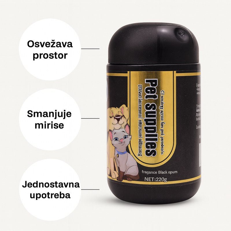 Pet Fresh – granule za neutralisanje neprijatnih mirisa ljubimaca, 220 g - Na Klik
