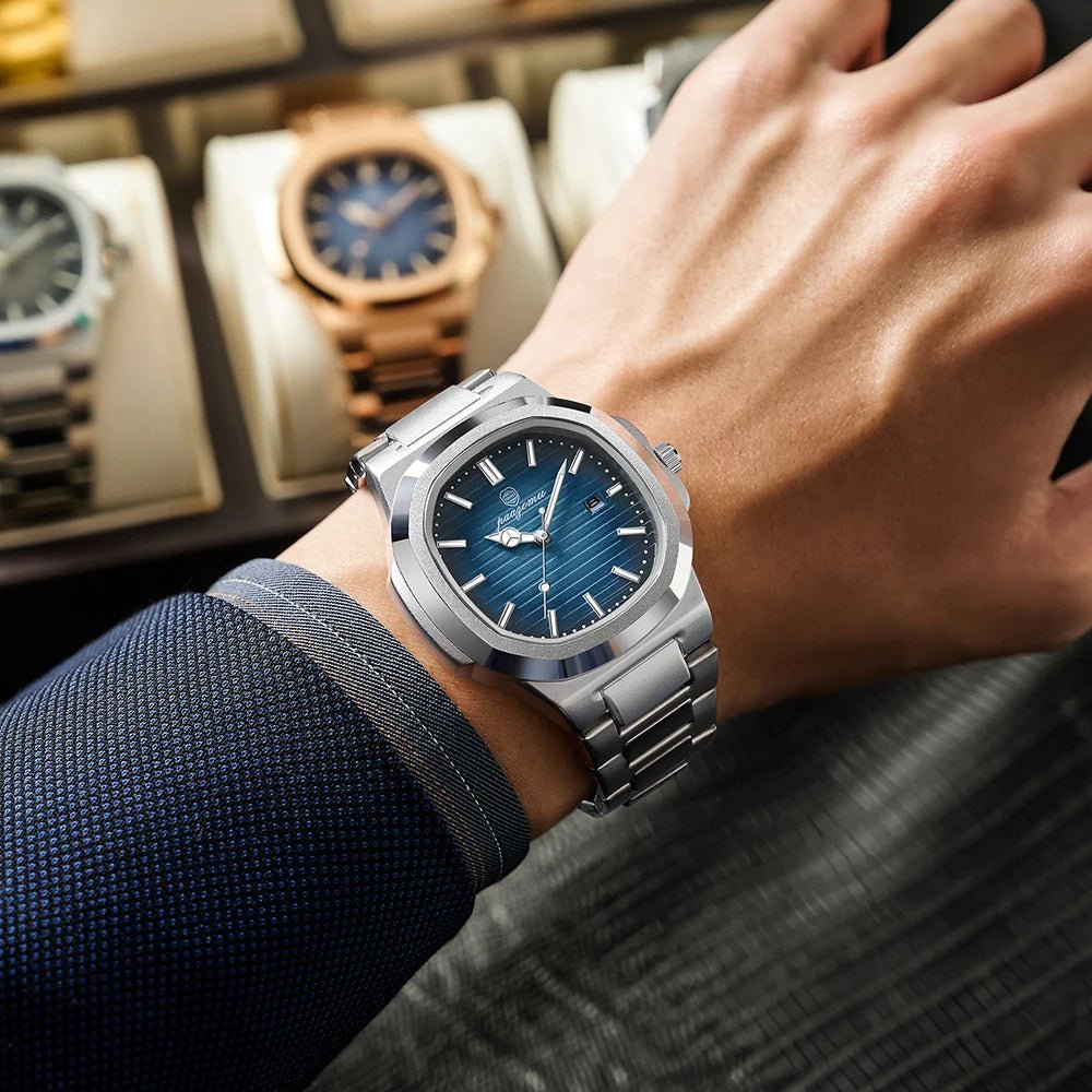 Poedagar - Plavi elegantni muški sat - Na Klik