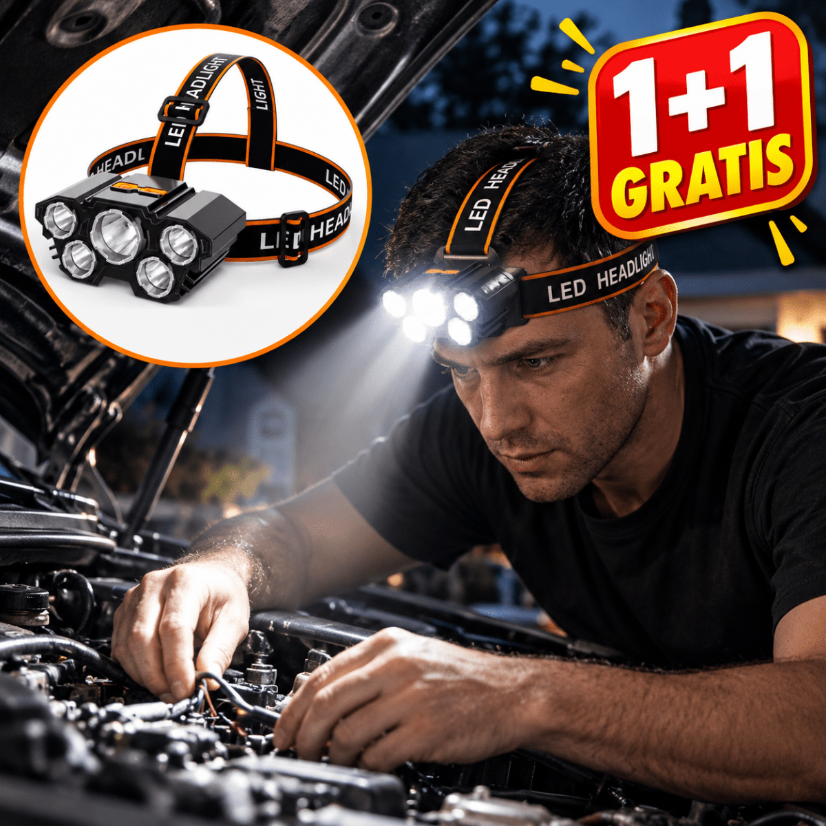 Punjiva Čeona LED Lampa 1+1 GRATIS - Na Klik