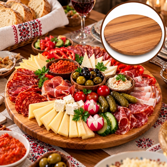 Rotirajuća daska za jelo i serviranje - Na Klik