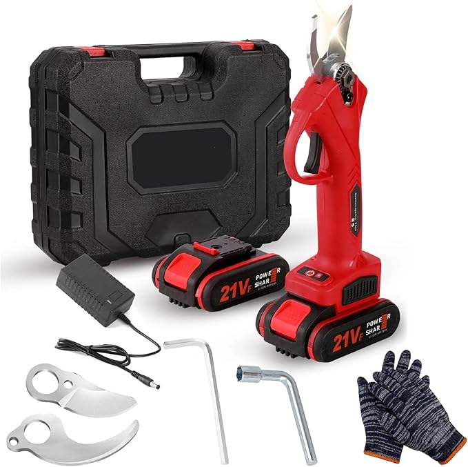 Seesii Pro Power: Bežične električne makaze za orezivanje (Set sa dve 4.0Ah baterije) - Na Klik