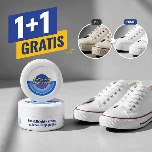 SneakBright- Krema za izbeljivanje patika 1+1 GRATIS - Na Klik