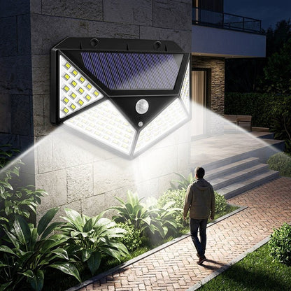 Solarna LED lampa sa 100 LED dioda i širokim osvetljenjem - Na Klik
