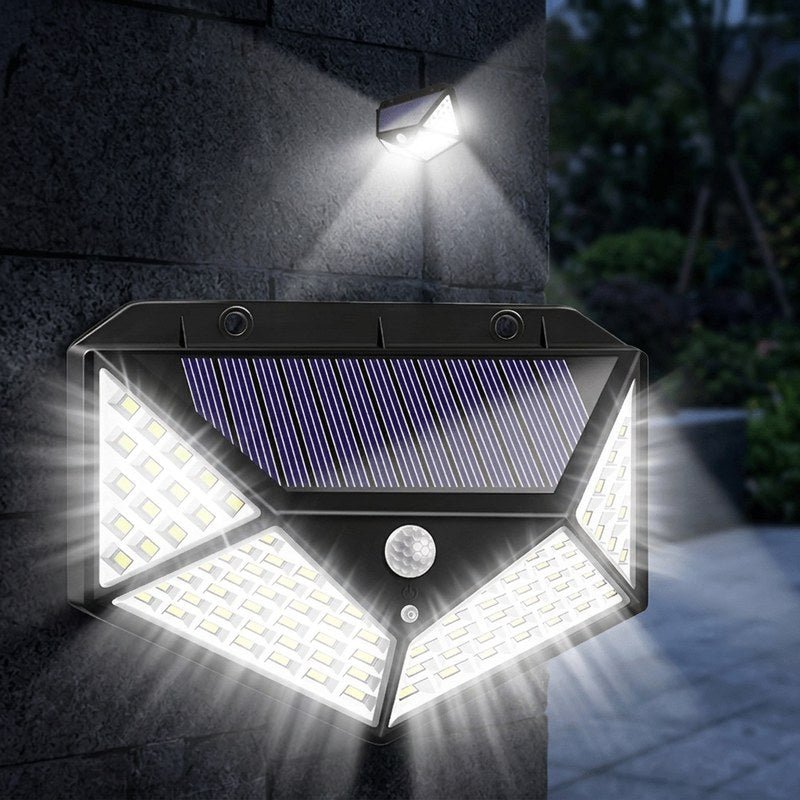 Solarna LED lampa sa 100 LED dioda i širokim osvetljenjem - Na Klik