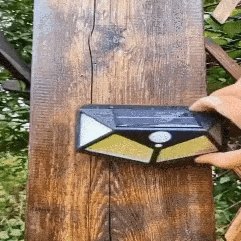 Solarna LED lampa sa 100 LED dioda i širokim osvetljenjem - Na Klik