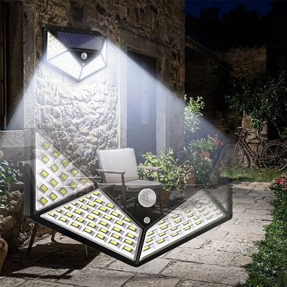 Solarna LED lampa sa 100 LED dioda i širokim osvetljenjem - Na Klik