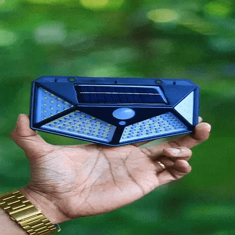 Solarna LED lampa sa 100 LED dioda i širokim osvetljenjem - Na Klik