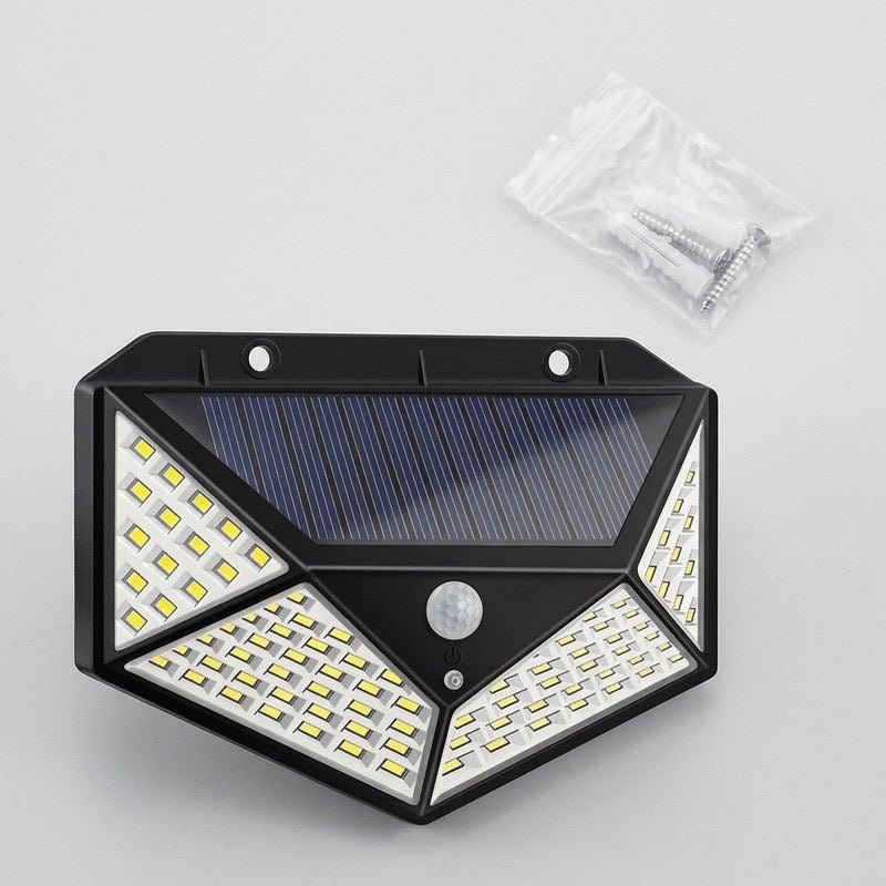 Solarna LED lampa sa 100 LED dioda i širokim osvetljenjem - Na Klik
