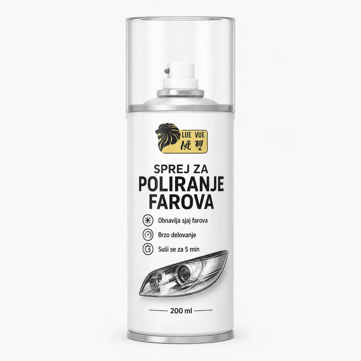 Sprej za poliranje farova - Na Klik