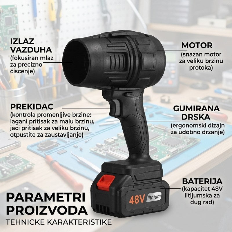 Aku Turbo Fen Za Sušenje