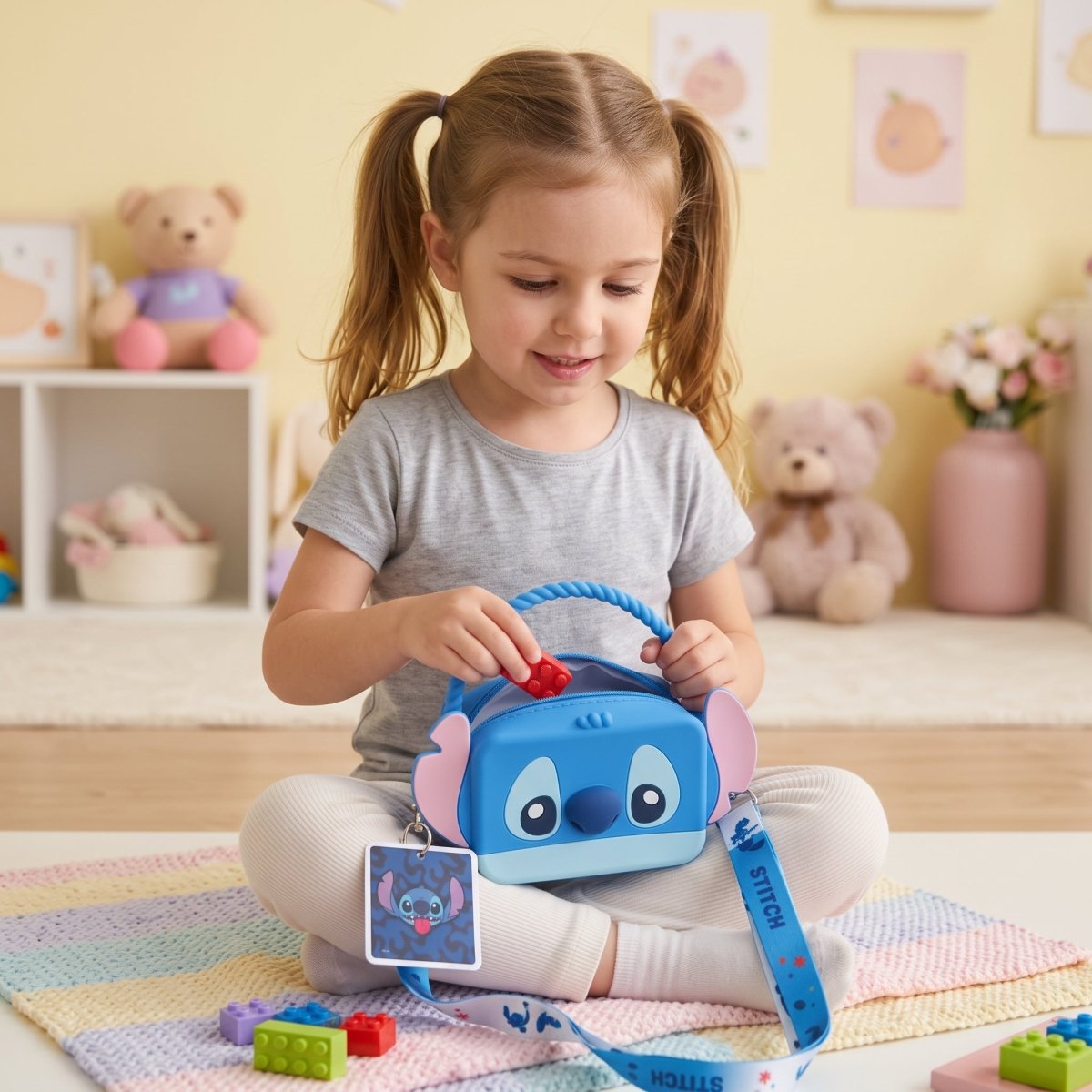Stitch silikonska torbica sa kaišem - Na Klik