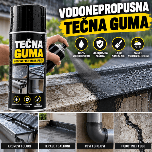 Tečna Guma u Spreju za Hidroizolaciju - Na Klik
