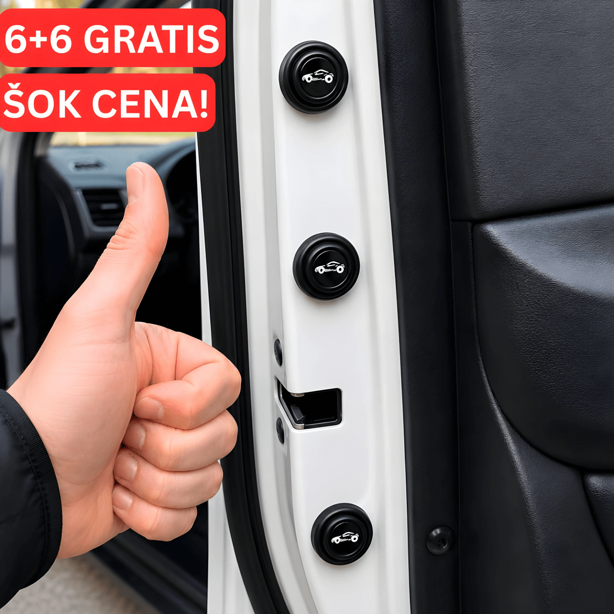 Trake za zaštitu ivica vrata 6+6 gratis - Na Klik