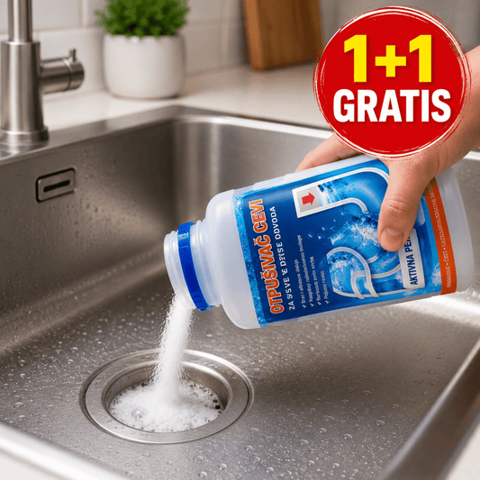 TurboPrah- Sredstvo za otpušavanje odvoda 1+1 GRATIS - Na Klik
