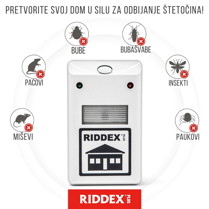 Ultrazvučni Rasterivač štetočina - Na Klik