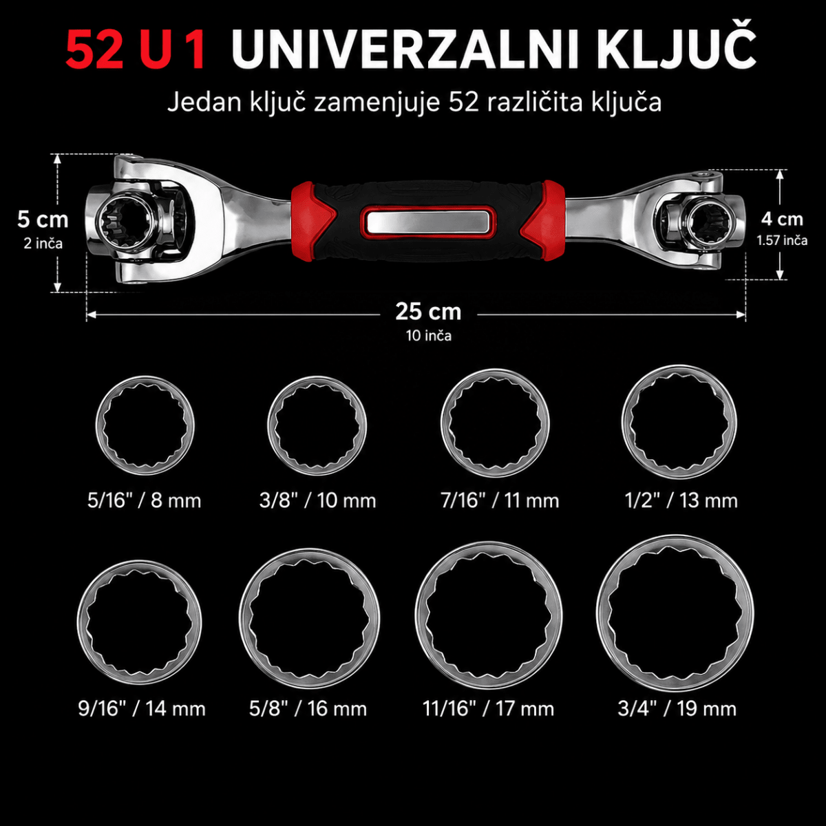 Univerzalni ključ 48 u 1 - Na Klik