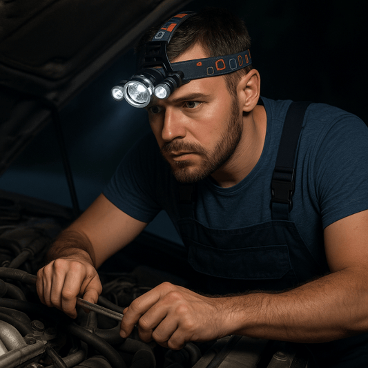 XENOVA Punjiva baterijska lampa za glavu - Na Klik