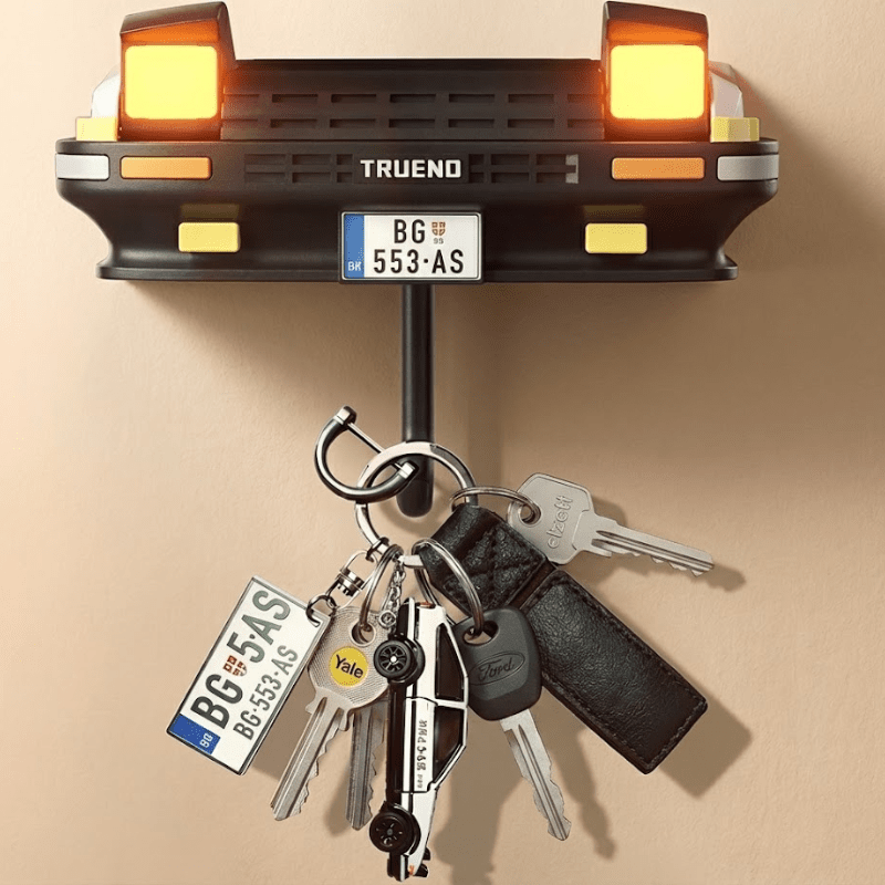 Zidni držač za ključeve u obliku automobila - Na Klik