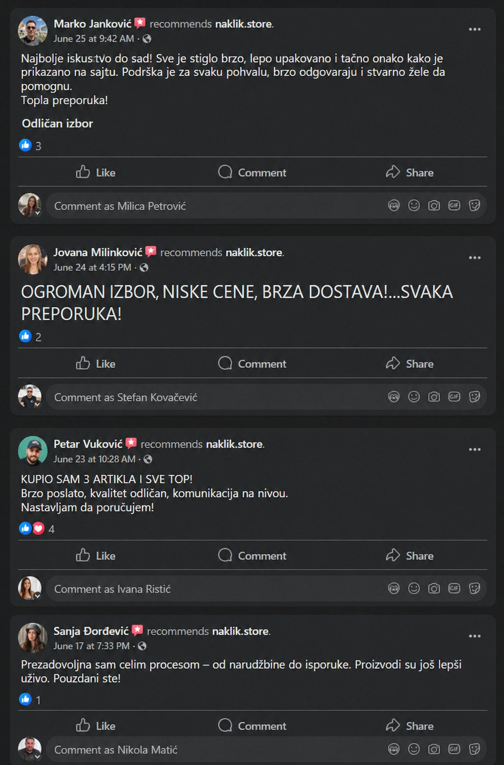Recenzija kupca